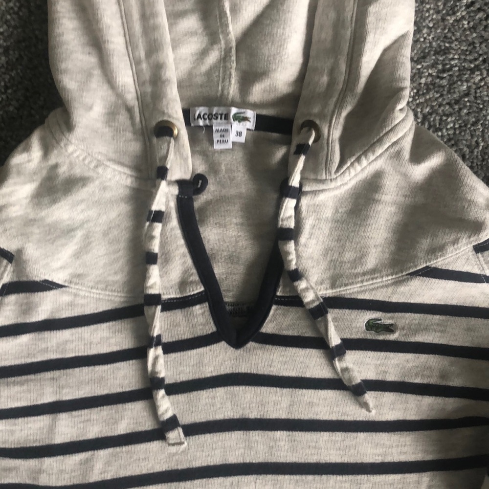 Lacoste 3-4 sleeve hoodie pullover